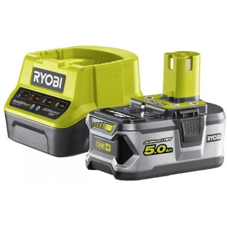 RYOBI Set akumulátor + nabíječka RC18120-150, 1x 18V/5Ah