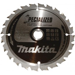 MAKITA B-33093 kotouč pilový dřevo SPECIALIZED se zapuštěnými zuby 165x2x20mm 24Z , old B-09391