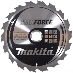 MAKITA B-32166 kotouč pilový dřevo MAKFORCE 235x2.6x30mm 18Z , old B-08252