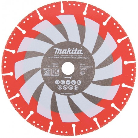 MAKITA B-55326 kotouč řezný diamantový RESCUE 230x22.23mm